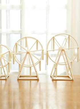 摩天轮相框摆台影楼创意展示道具办公桌房间床头电视柜装饰品摆件