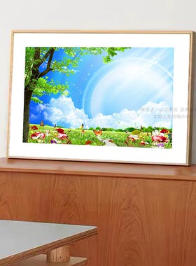饰画卧室床挂画儿童房客厅沙发背景墙壁画田园风景酒店画