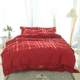 High-end ins Nordic combed cotton simple bed cover four-capsule quilt bed sheet double dormitory bedding 3