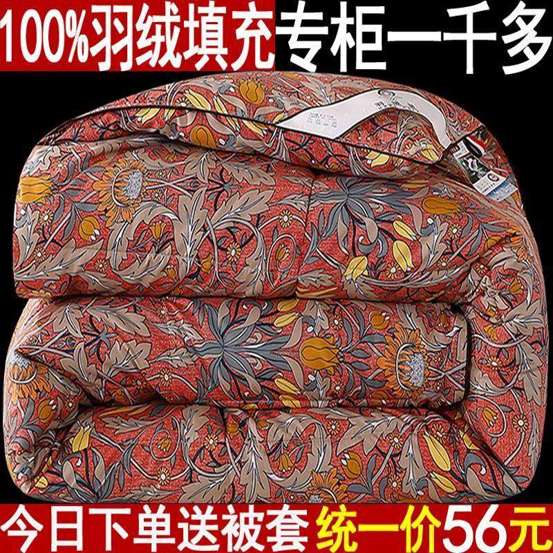 正品羽绒被95白鹅绒被子冬被加厚保暖冬季鸭绒被棉被春秋被芯双人,淘宝优惠券,粉丝福利购,淘宝优惠卷