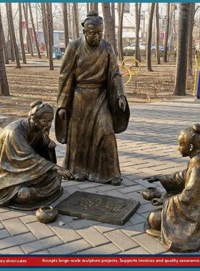 户外大型铸铜铝人像雕塑定制民俗博物馆玻璃钢彷锻铜红军浮雕像