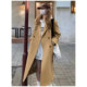 QY2025 autumn and winter Korean high-end mid-length temperament antelope thickened coat