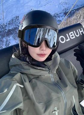滑雪登山护目镜男女同款骑摩托车防风防眩光眼镜户外运动雪地墨镜