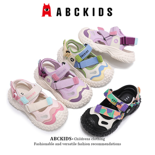 abckids！儿童运动软底沙滩鞋
