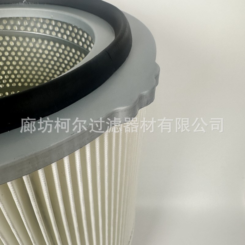 厂家直销工业粉尘回收滤筒梅花三耳325D*660除尘滤筒PTFE覆膜滤筒 - 图0