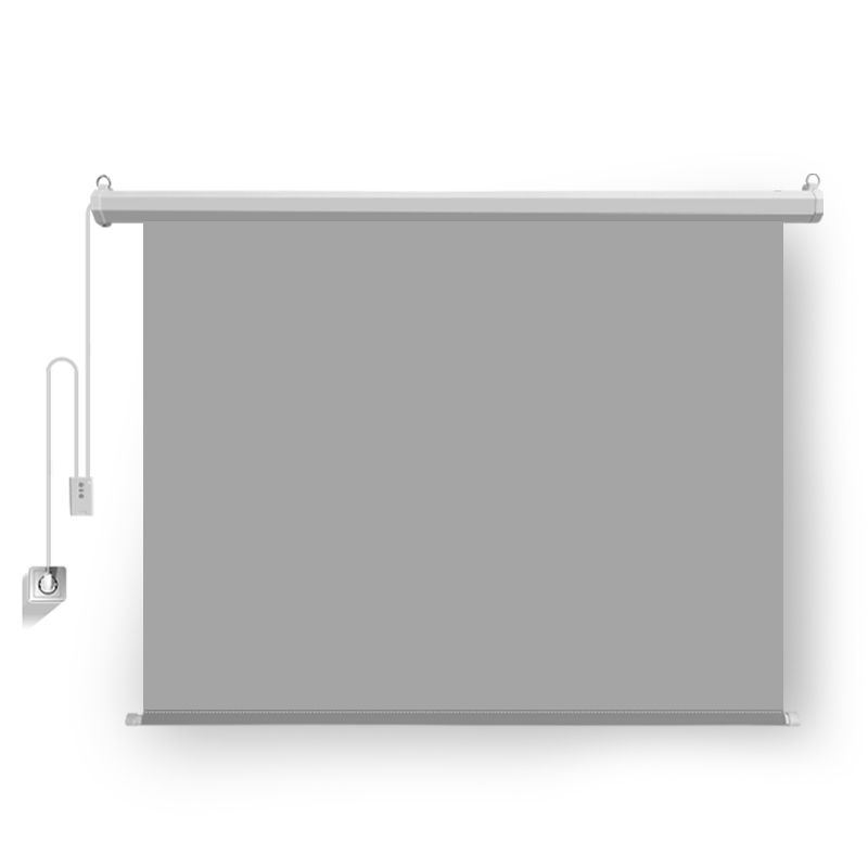 定制电动遥控背投幕布72寸84寸100寸200寸自动升降双面成像橱窗幕 - 图3