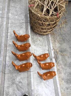 出水口排水口鱼头鱼嘴龙头外假是山水流喷泉不精品不退默认LBE7不