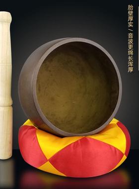 加厚铜磬引磬大磬精工铜钵佛音碗香炉禅钵风水佛具诵经大磬铜罄庆