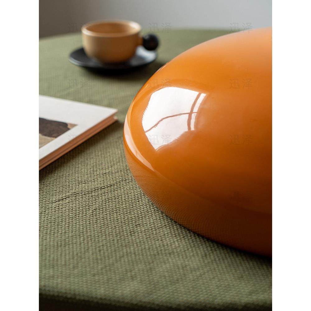 橙色吸顶灯，中世纪包豪斯卧室灯，覆古覆古主卧室灯，法式设计师,淘宝优惠券,粉丝福利购,淘宝优惠卷