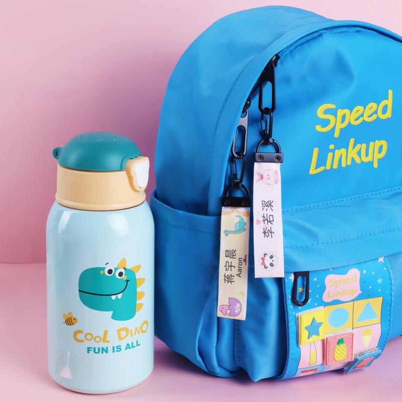姓名贴幼儿园准备入园用品书包挂牌挂件挂扣姓名牌定制防水名字贴 - 图3