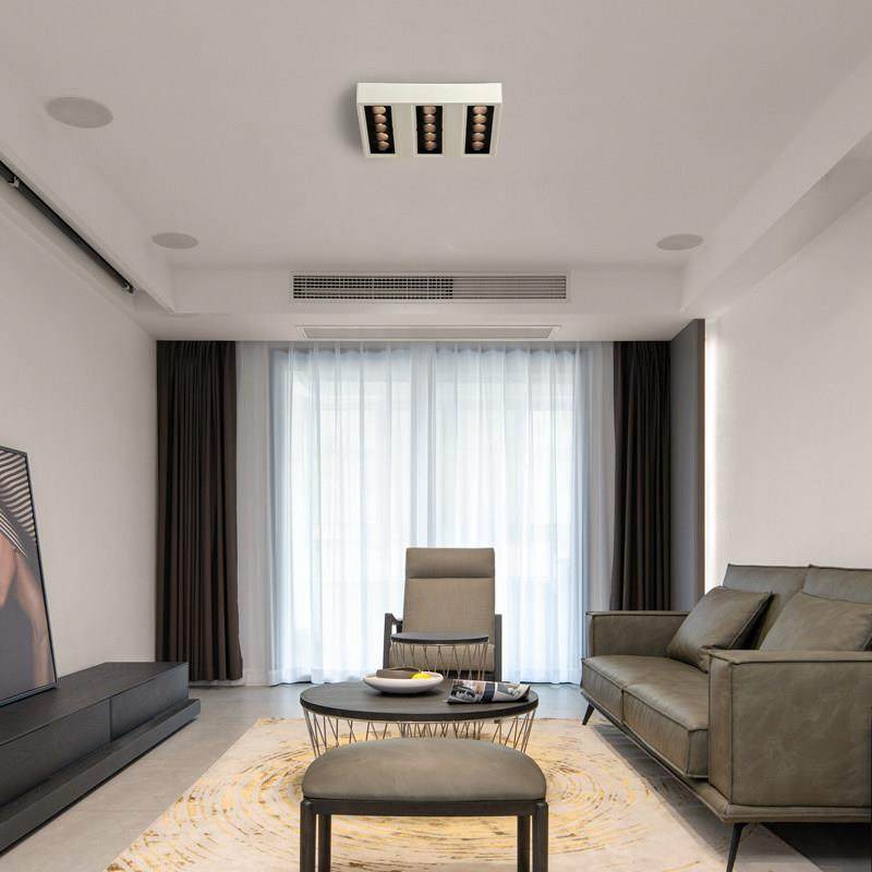 光顿家用超薄全光谱客厅无主灯明装led斗胆灯防眩吸顶式盒子射灯,淘宝优惠券,粉丝福利购,淘宝优惠卷