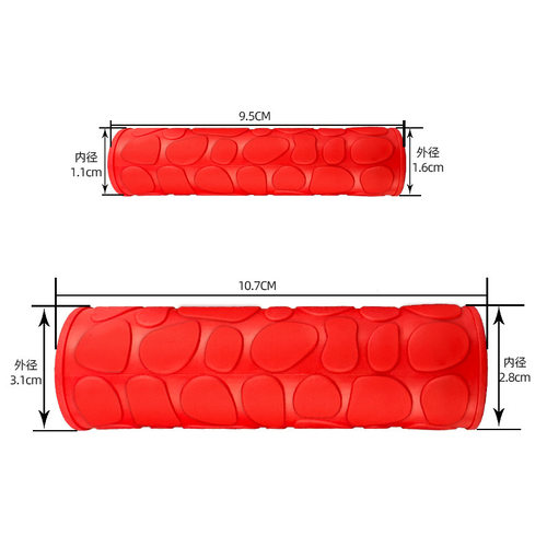 电动车摩托车把套手柄套彩色夏天防滑柔软硅胶离合刹车套防汗把套 - 图2