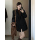 Korean high-end mid-length woolen jacket