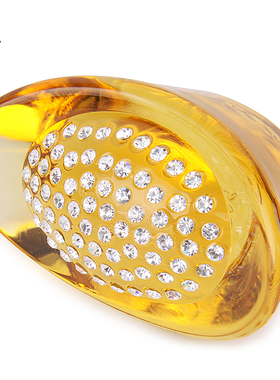 天御阁黄水晶金元宝摆件大小号招财工艺品客厅装饰品店铺开业礼品