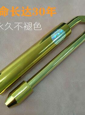 正品高精度杨公寻龙尺 台湾纯铜折叠探测棒铺助罗盘九龙道长同款