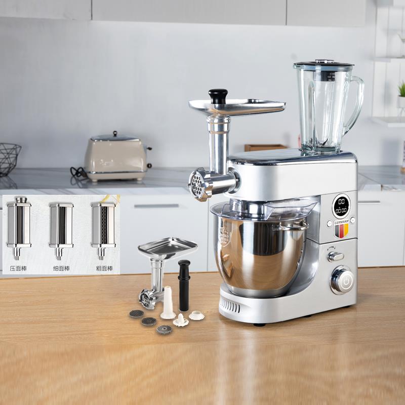 Aimeichu FM809 multifunctional silent chef machine/dough mixer/noodle pressing/noodle cutting/meat mincing machine