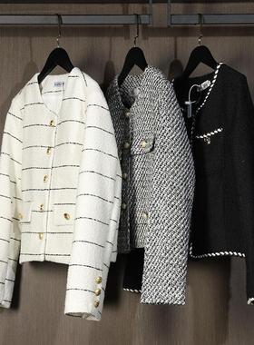 衣服合集衣帽间样板间衣服女士上衣小香风外套摆件轻奢衣柜装饰品