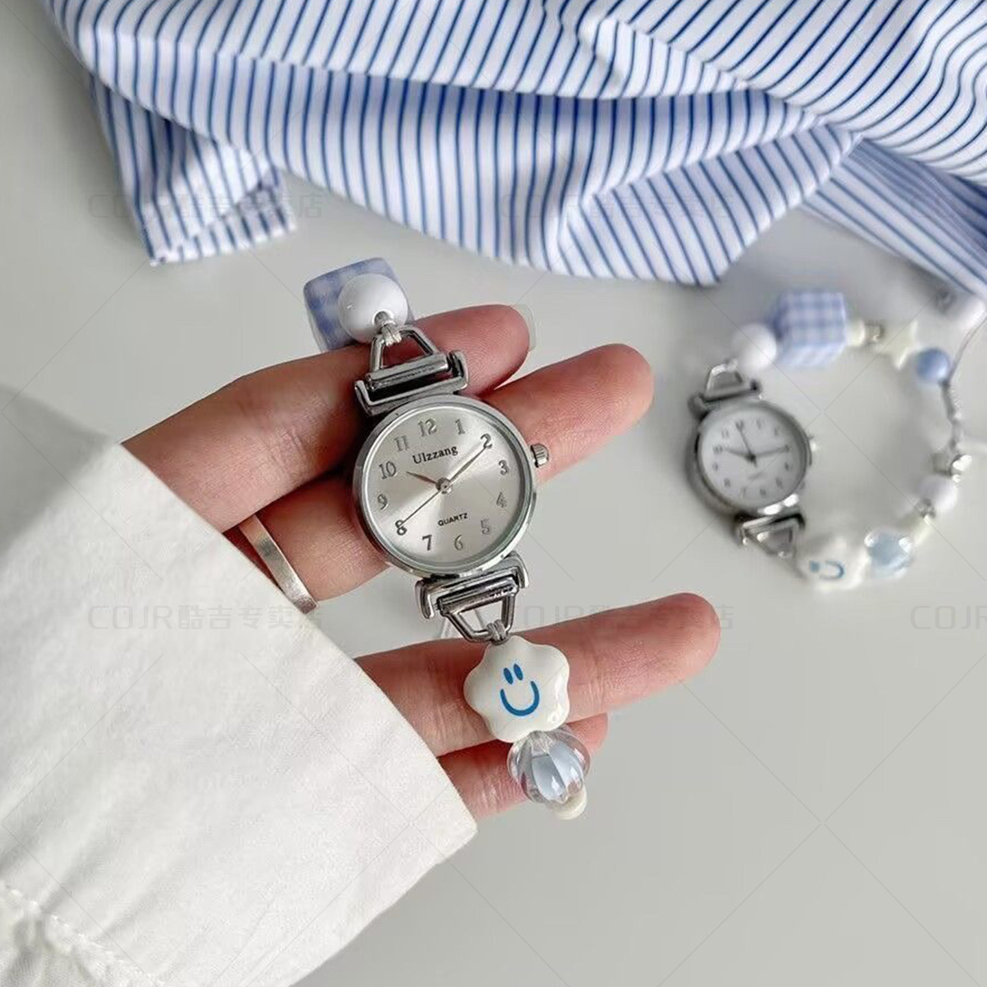 高颜值手链手表女款初高中学生专用指针只看时间儿童女孩小巧精致,淘宝优惠券,粉丝福利购,淘宝优惠卷