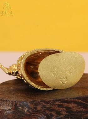 一寸黄铜鎏金小佛像藏传密宗释迦摩尼文殊菩萨铜像随身小佛像摆件