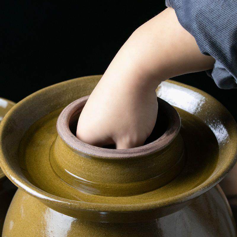 泡菜坛子腌菜坛子陶瓷土陶四川酸菜坛子家用老式大咸菜罐密封罐子,淘宝优惠券,粉丝福利购,淘宝优惠卷