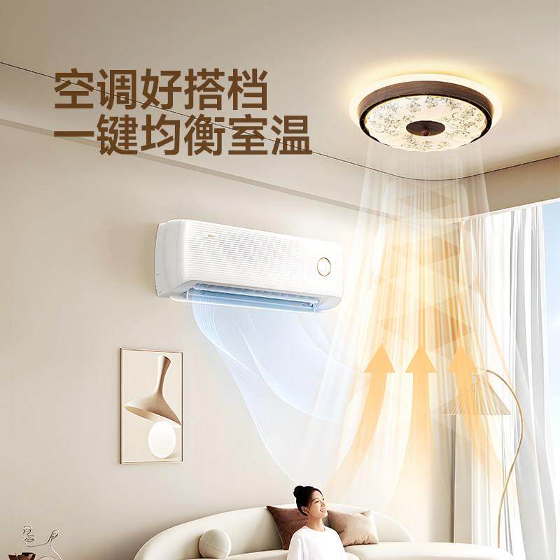 中古风吊扇灯2025年新款全光谱护眼静音书房卧室饭厅吊扇灯吊扇灯,淘宝优惠券,粉丝福利购,淘宝优惠卷