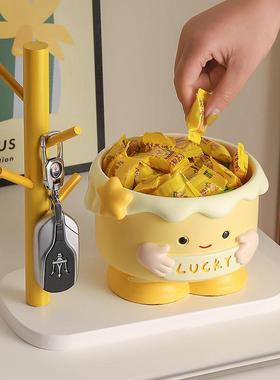 创意可爱蛋糕钥匙收纳盒摆件玄关客厅桌面轻奢装饰品乔迁新居礼物