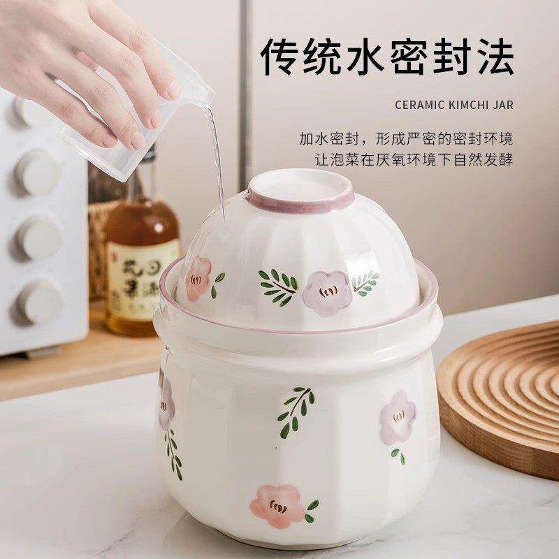 四川泡菜坛子陶瓷保鲜密封家用老式酸菜坛子大号腌菜罐咸菜罐加厚,淘宝优惠券,粉丝福利购,淘宝优惠卷