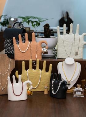 Dnnni首饰架摆件现代家居卧室衣帽间样板间项链展示架陈列饰品