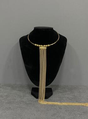 样板房展厅展柜陈列展示颈模饰品项炼耳环项炼颈模衣帽间软装摆件