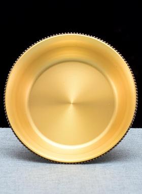 护杯，铜雕供水杯，藏式圣水杯，八吉祭杯，家装