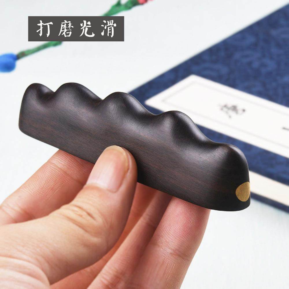徽昕斋红木笔架实木雕刻酸枝木钳铜五指山笔搁紫光檀笔山仿古山型,淘宝优惠券,粉丝福利购,淘宝优惠卷
