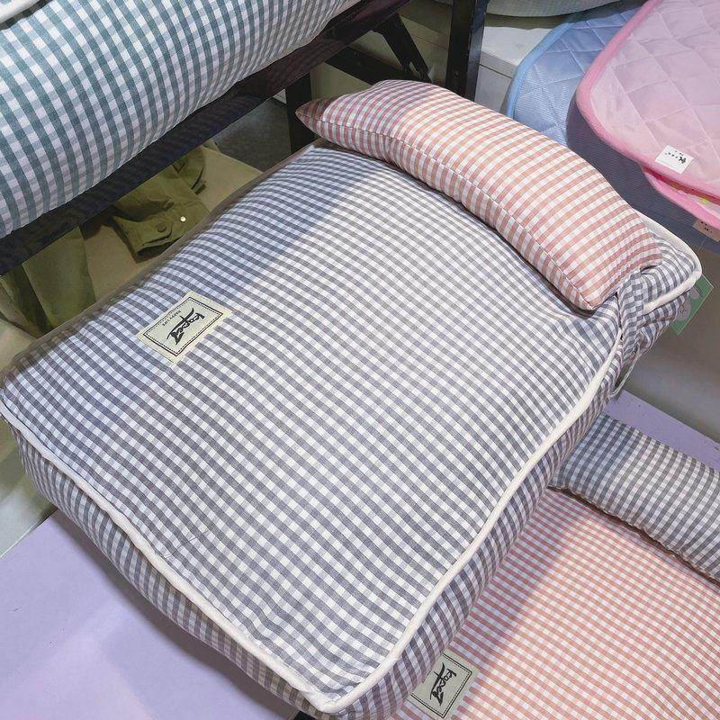 清仓宠物全可拆洗狗垫狗窝猫窝四季通用大垫子加厚大号棉麻带枕头,淘宝优惠券,粉丝福利购,淘宝优惠卷