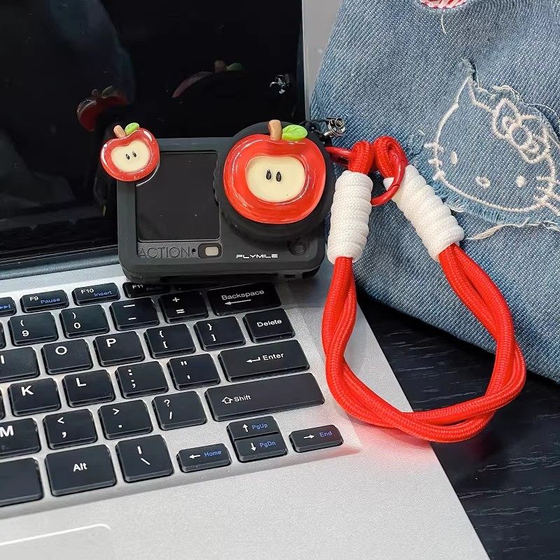 个性红青色适用大疆action6/5pro/4/3运动相机保护套软壳硅胶挂绳,淘宝优惠券,粉丝福利购,淘宝优惠卷