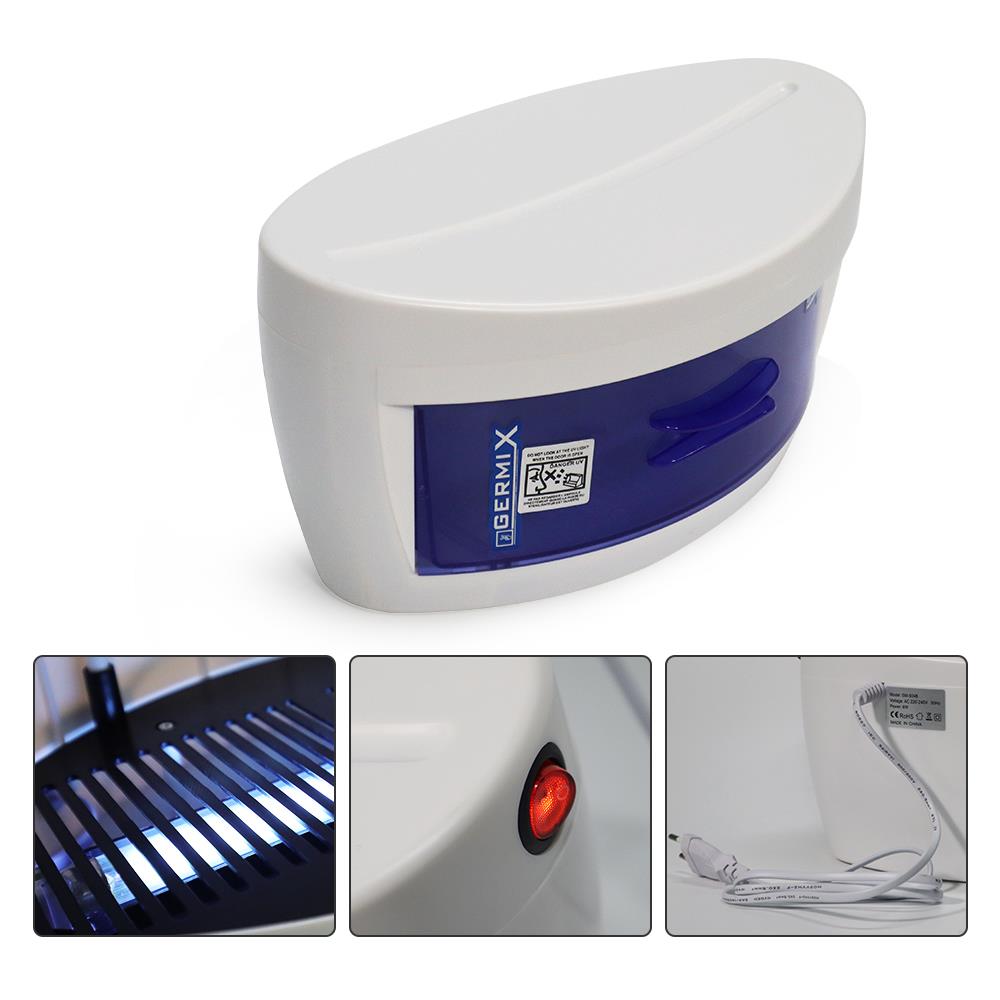 Vertical mini UV line disinfection cabinet beauty salon ozone small towel disinfection cabinet tool disinfection