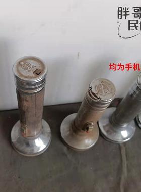 老式铁皮手电筒老物件民俗农村旧货农家乐复古装饰摆件影音道具