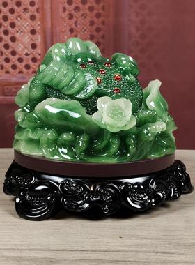 三腿金蟾蜍吉祥饰品金蝉大蟾蜍公司门店乔迁开幕礼品桌装饰