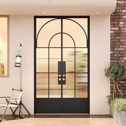 铁艺覆古法式拱形玻璃门化妆室开 门厕所卧室阳台定制厨房门平开 - 图2