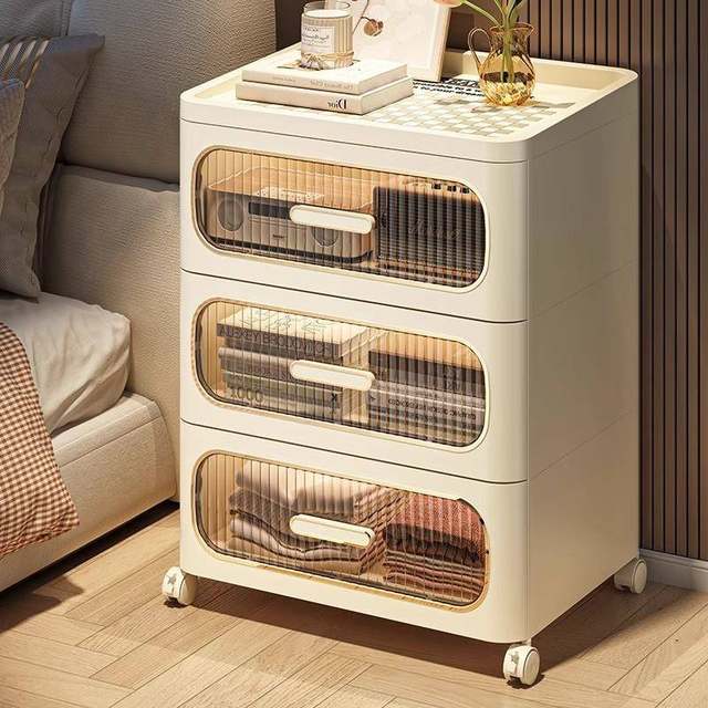 Storage cabinet storage cabinet drawer type home living room multi-layer joint bedroom bedside table simple modern storage rack
