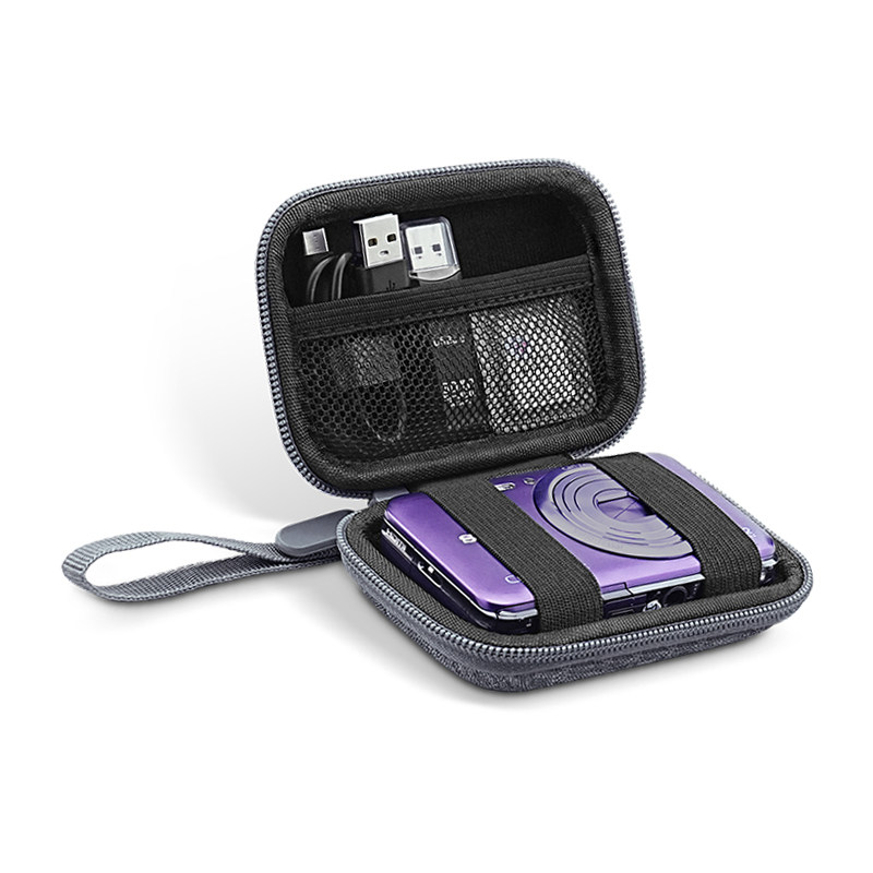 萨威奥 CCD相机包小型相机保护套卡片收纳盒数码相机适用索尼佳能ixus富士尼康三星松下硬壳防摔防水便携袋子 - 图3