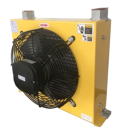 AH1012 铝合金翅片风冷式液压油冷却器AH1215打包机散热器 - 图1