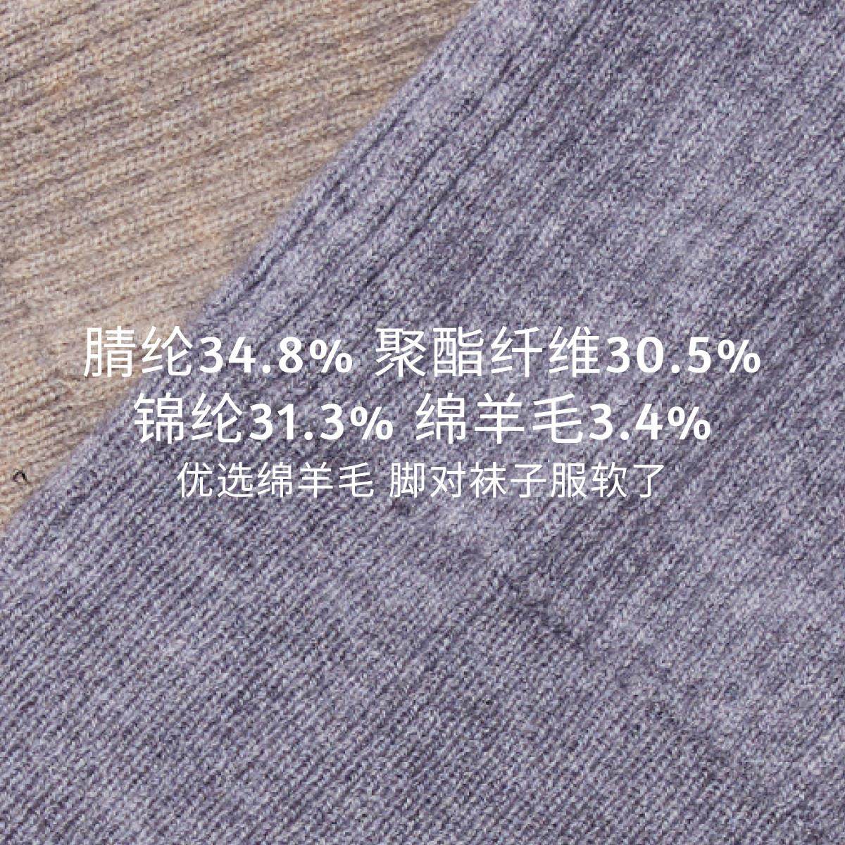 堆堆袜套女秋冬深棕色开叉纽扣设计感咖色长筒小腿套针织加长显瘦,淘宝优惠券,粉丝福利购,淘宝优惠卷