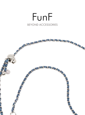 FunF/乐纷绮 鎏金链歌斜挎手机链挂绳女ins饰品