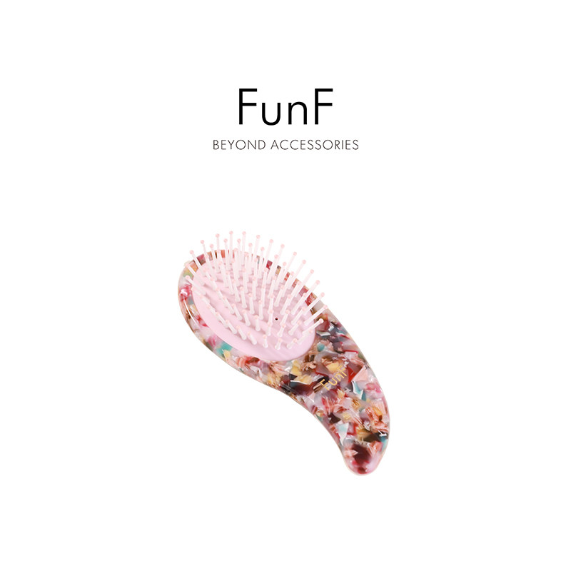 FunF/乐纷绮 小众轻奢醋酸便携 气囊化妆梳 气垫按摩梳 莫奈花园,淘宝优惠券,粉丝福利购,淘宝优惠卷