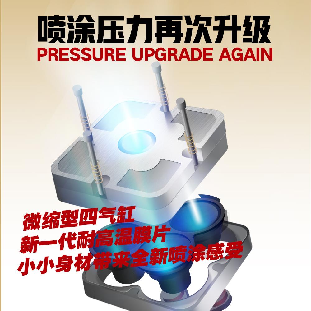 喵匠便携气泵 模型喷涂上色工具 充电喷笔气泵气压自启停HM-02PRO - 图0