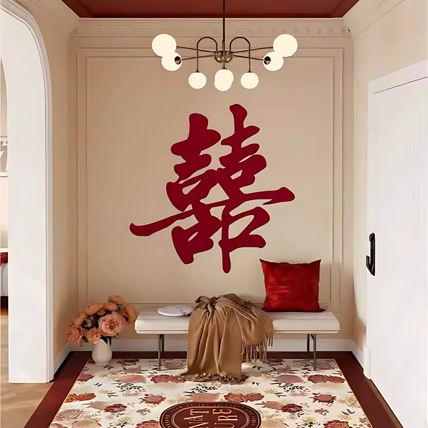 婚房布置套装结婚专用门墙贴纸超大喜子婚庆大全用品男女方装饰喜,淘宝优惠券,粉丝福利购,淘宝优惠卷