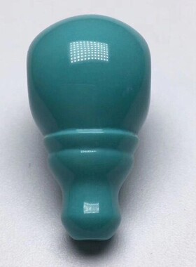 原矿绿松石高瓷三通佛头圆珠散珠桶珠手串腰珠V顶珠配珠对孔