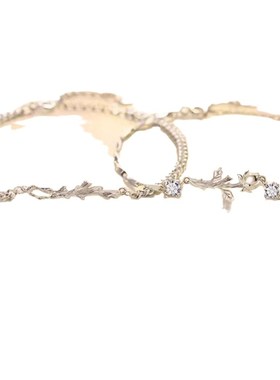 荆棘与玫瑰情侣手链男女一对轻奢C小众新款树藤高级感手镯生日礼