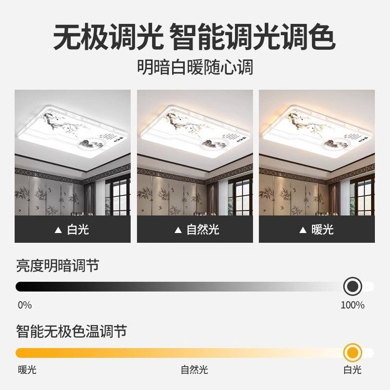 客厅灯简约现代大气2025新款全光谱主灯大灯具超亮led护眼吸顶灯,淘宝优惠券,粉丝福利购,淘宝优惠卷