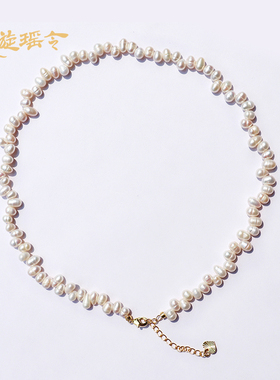 璇瑶令巴洛克错位珍珠项链小众设计女款淡水珍珠时尚颈链生日礼物
