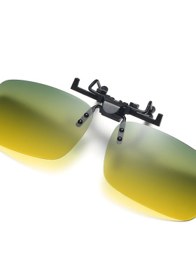 夹片式墨镜日夜两用开车防远光灯钓鱼近视专用变色偏光太阳眼镜男